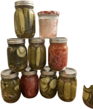 pickle stack (eating fermented foods)