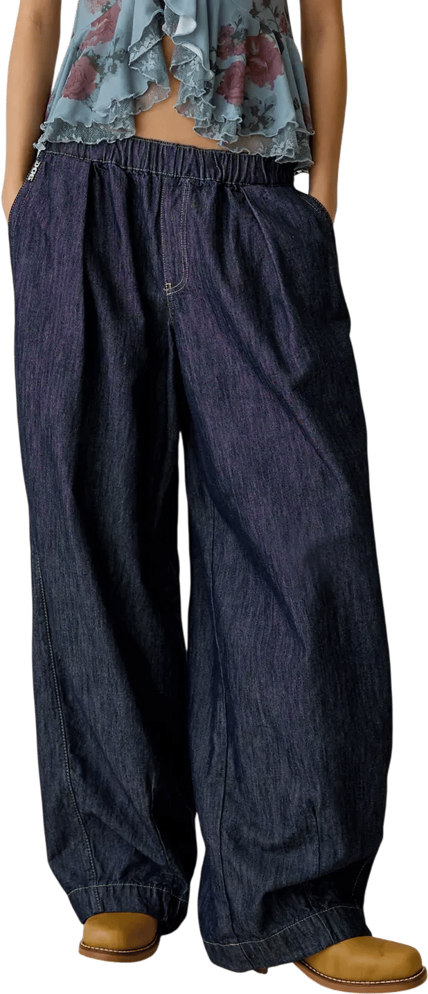 Bobbi Baggy Pull-On Jeans
