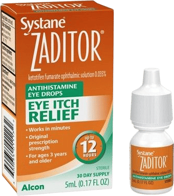 Zaditor Antihistamine Allergy Eye Drops