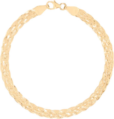 Grand Entwined Gold Bracelet