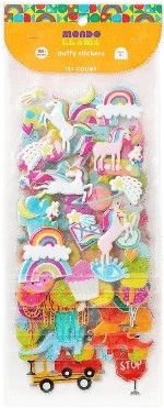 Puffy stickers