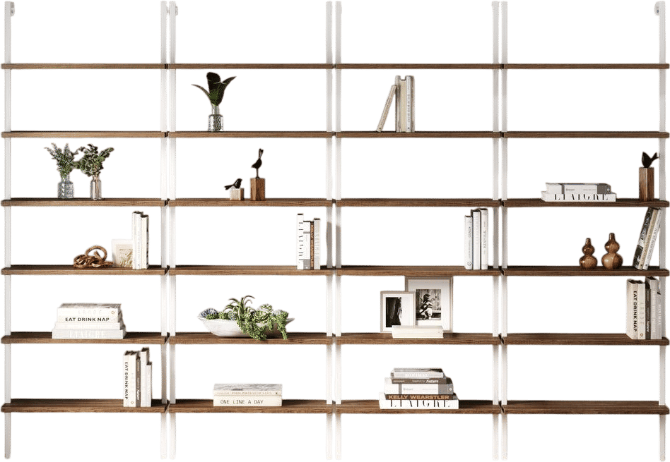 Nathan James Theo 6-Shelf Bookcase
