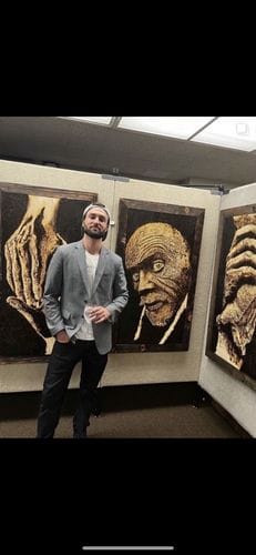 Faces in Fire Pyrography