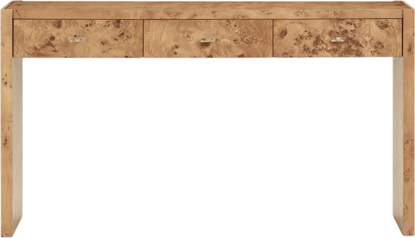 TOV Burl Console Table