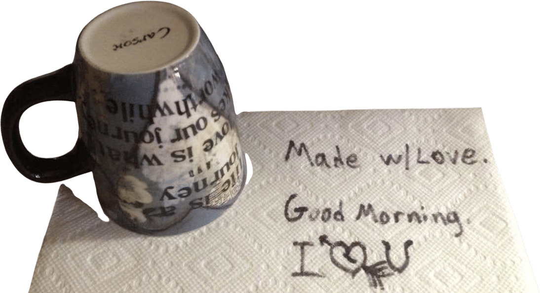 Leaving a trail of lil love notes behind