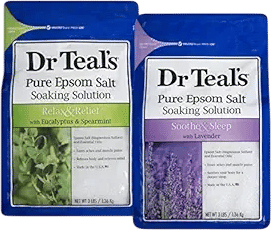 Epsom Salt Bath Soaking Solution, Eucalyptus and Lavender