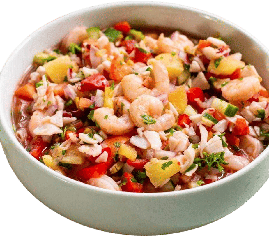 Pineapple Jalapeño Shrimp Ceviche
