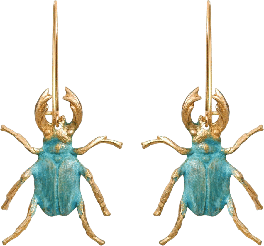 Beetle Earrings (We Dream in Colour)