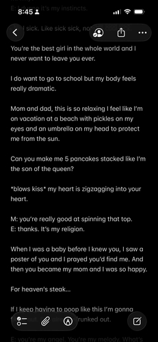 Keep a Notes list of every funny thing your kid says… bonus if you record them.