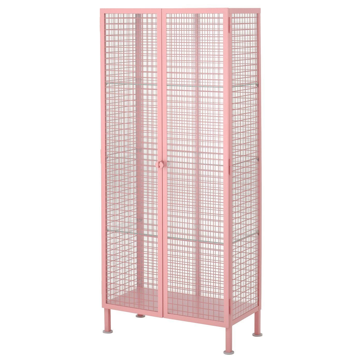 IKEA PS 2026 Glass Door Cabinet, Pink