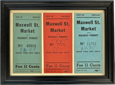 1940s Maxwell Street Market Permits