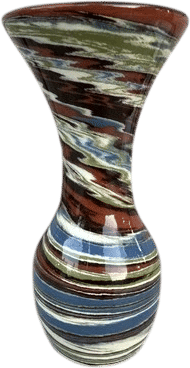 Vintage Desert Sand 5" Swirl Vase