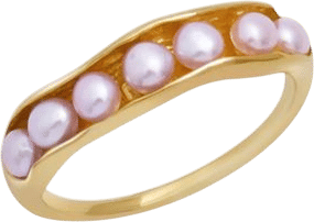18K Mother of Pearl Ring (Carina Hardy)