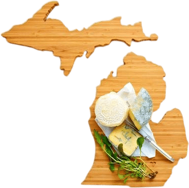 state-shaped cheese boards