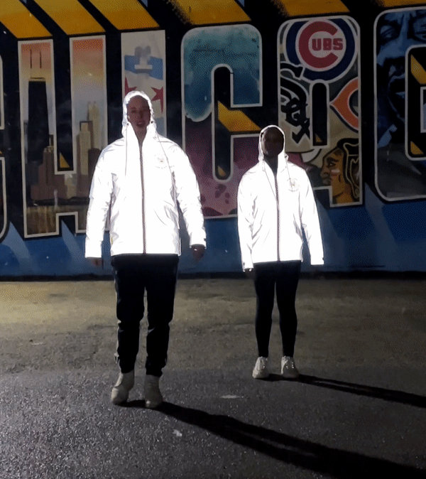 Reflective Windbreaker Raincoat Jacket
