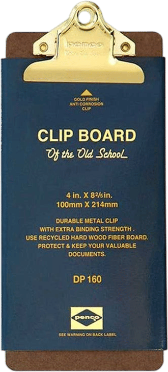 Penco Old School Check Clipboard