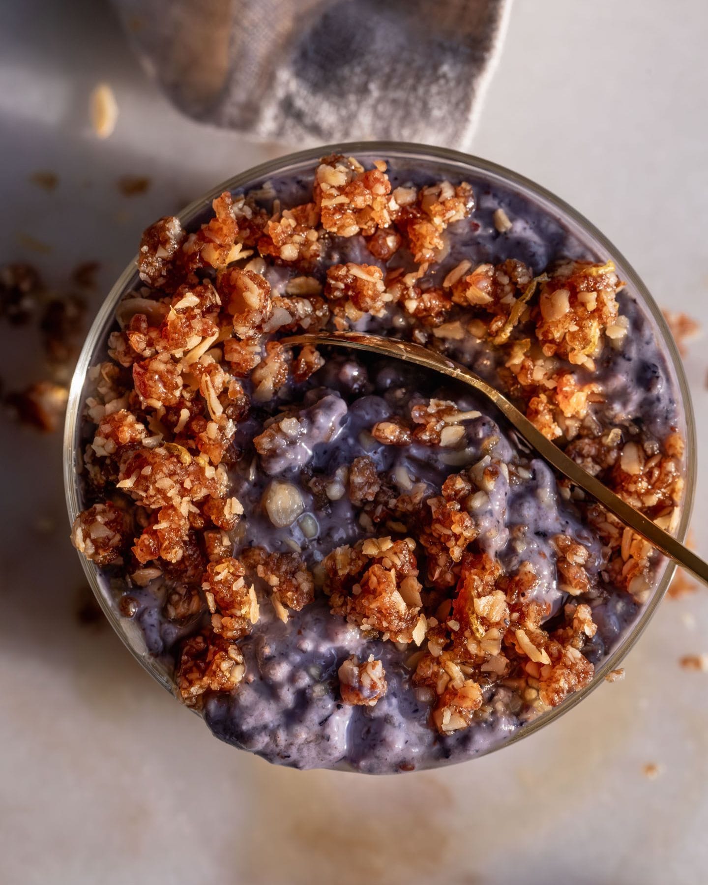 Blueberry Lemon Chia Seed Pudding