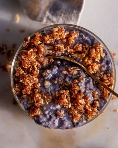 Blueberry Lemon Chia Seed Pudding Recipe