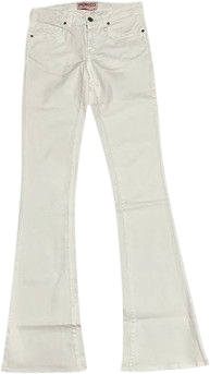 NWT Fiorucci White Flare Jeans - Size 26x40 | eBay