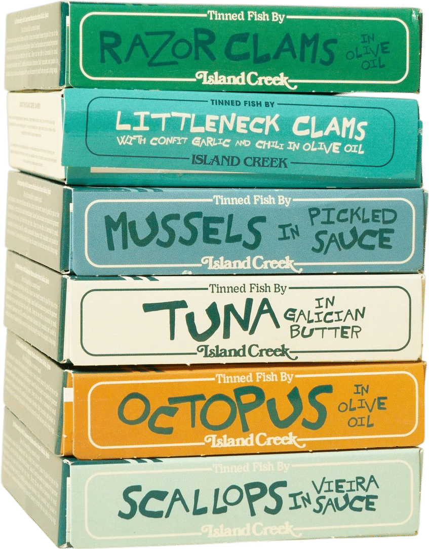 Island Creek Tinned Fish Tasting Set (Set of 6)