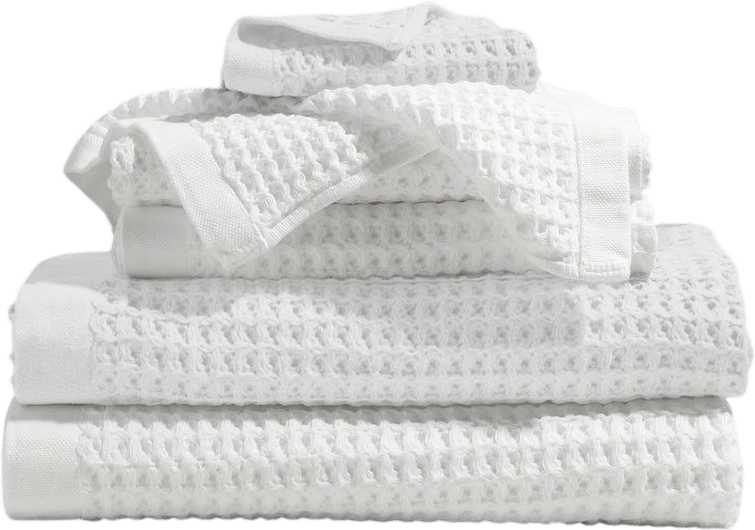 Onsen Supima Waffle 6pc Bath Towel Bundle