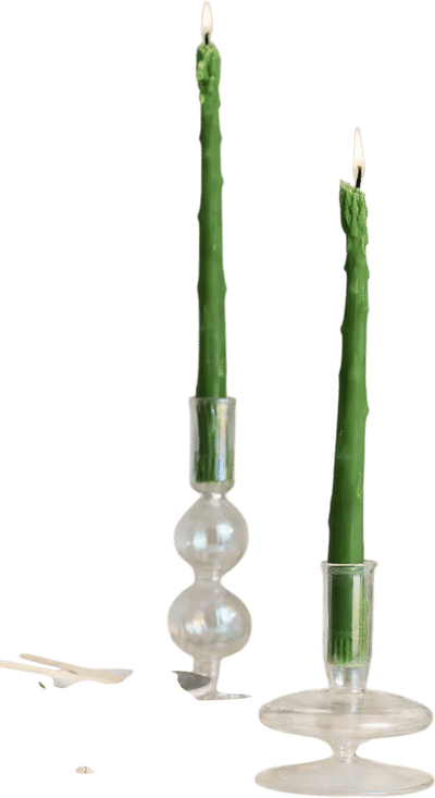 Asparagus Beeswax Candles