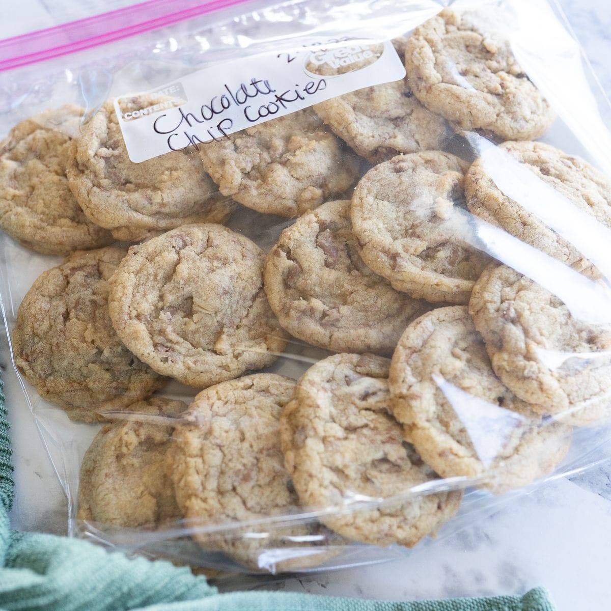 freezing half your cookie dough for later