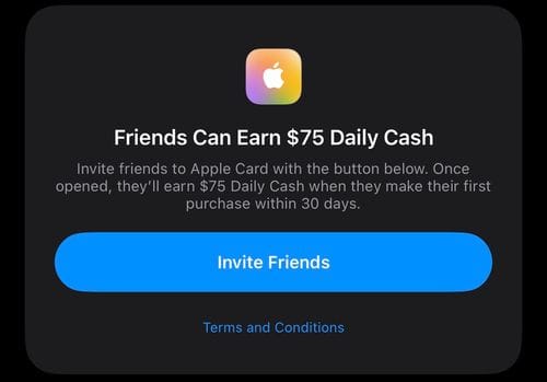 Referral: Apple Card
