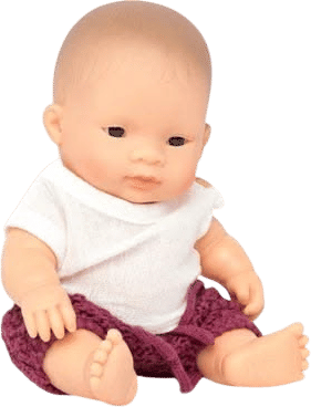 Miniland Asian Baby Doll