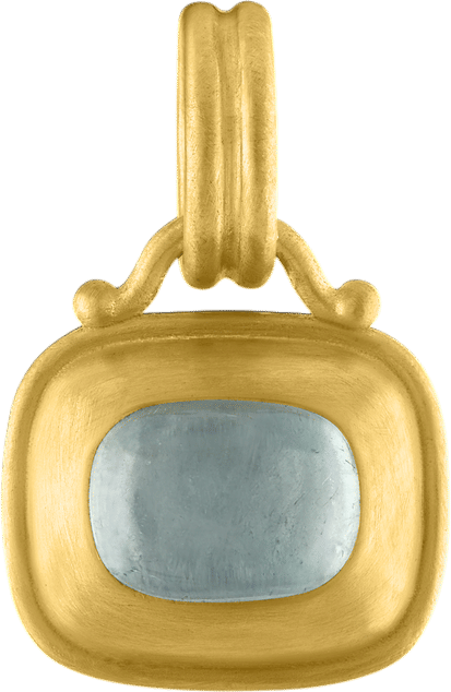 Aquamarine Capsa Pendant