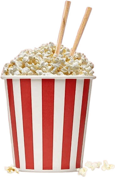 popcorn with chopsticks
