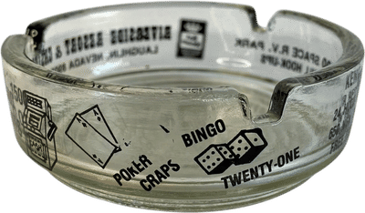 Riverside Resort and Casino Glass Ashtray