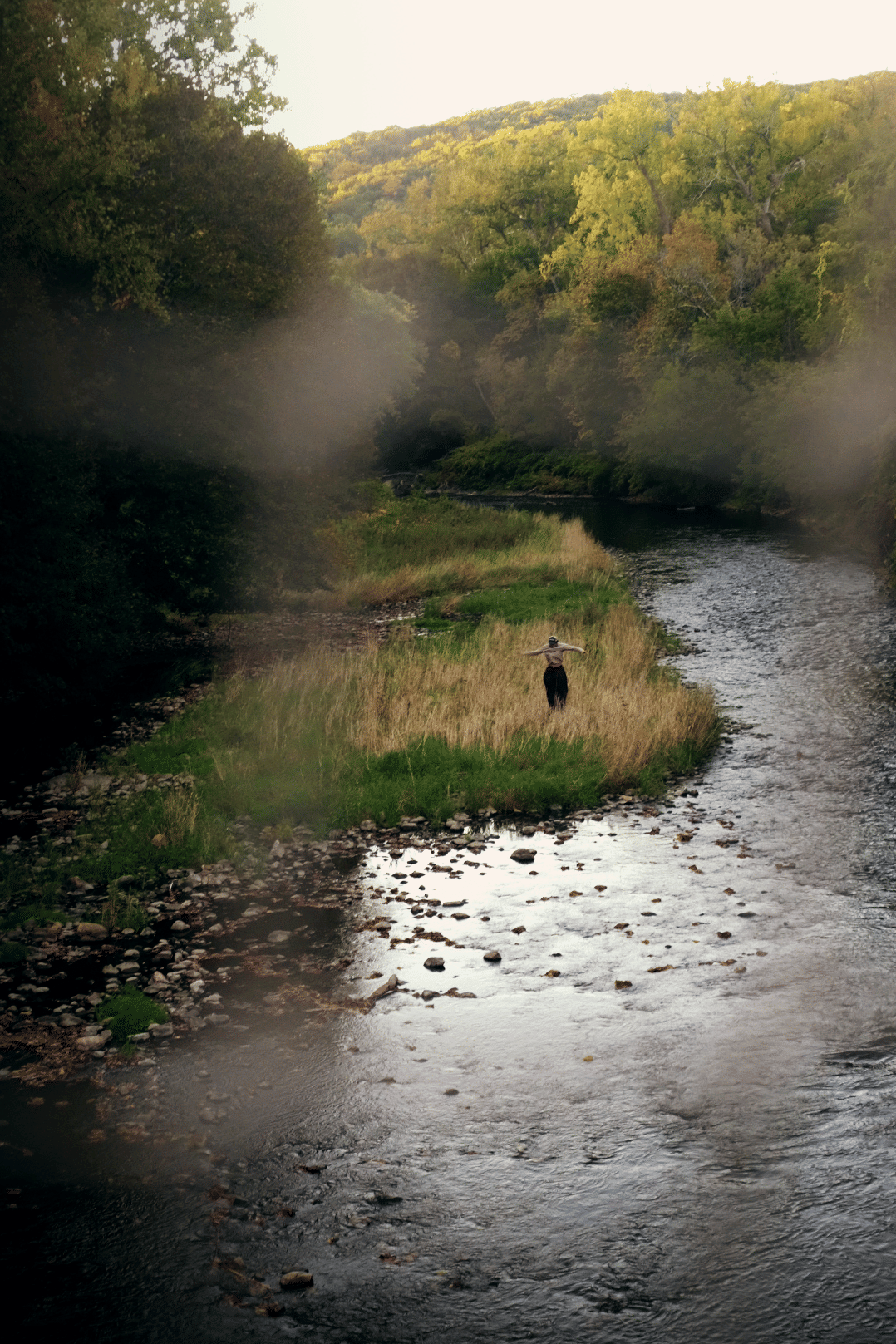 Climb Into A Shallow Stream