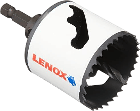 LENOX Tools Bi-Metal Speed Slot Arbored Hole Saw, 2-1/8-Inch (1772951)