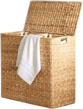 Seagrass Divided Hamper