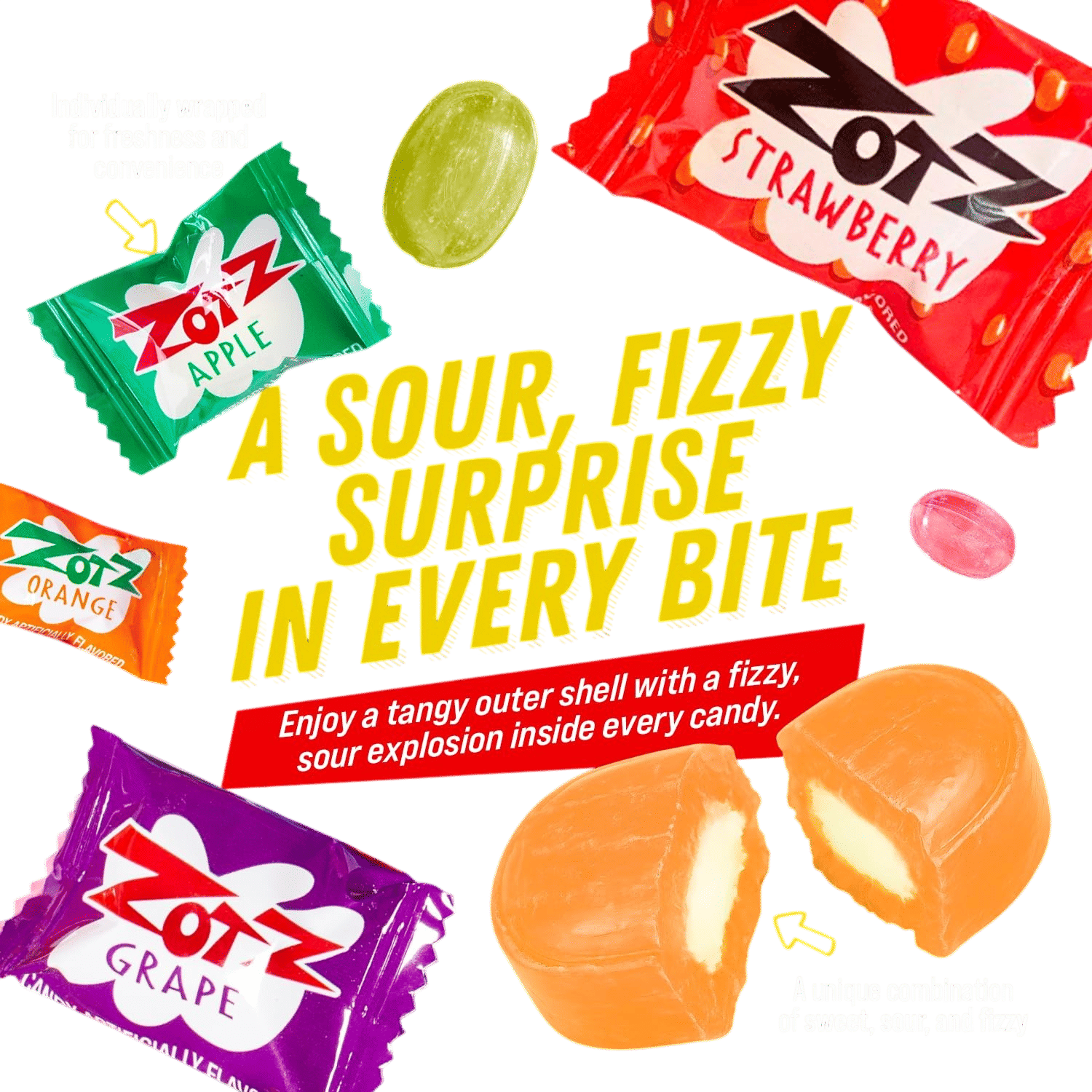 ZOTZ Fizzy Sour Candy 🍬