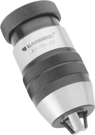 Llambrich JKP High Precision Keyless Drill Chuck, R-5/16 Mount, 31/32" Chuck Diameter, 0-1/8" Capacity