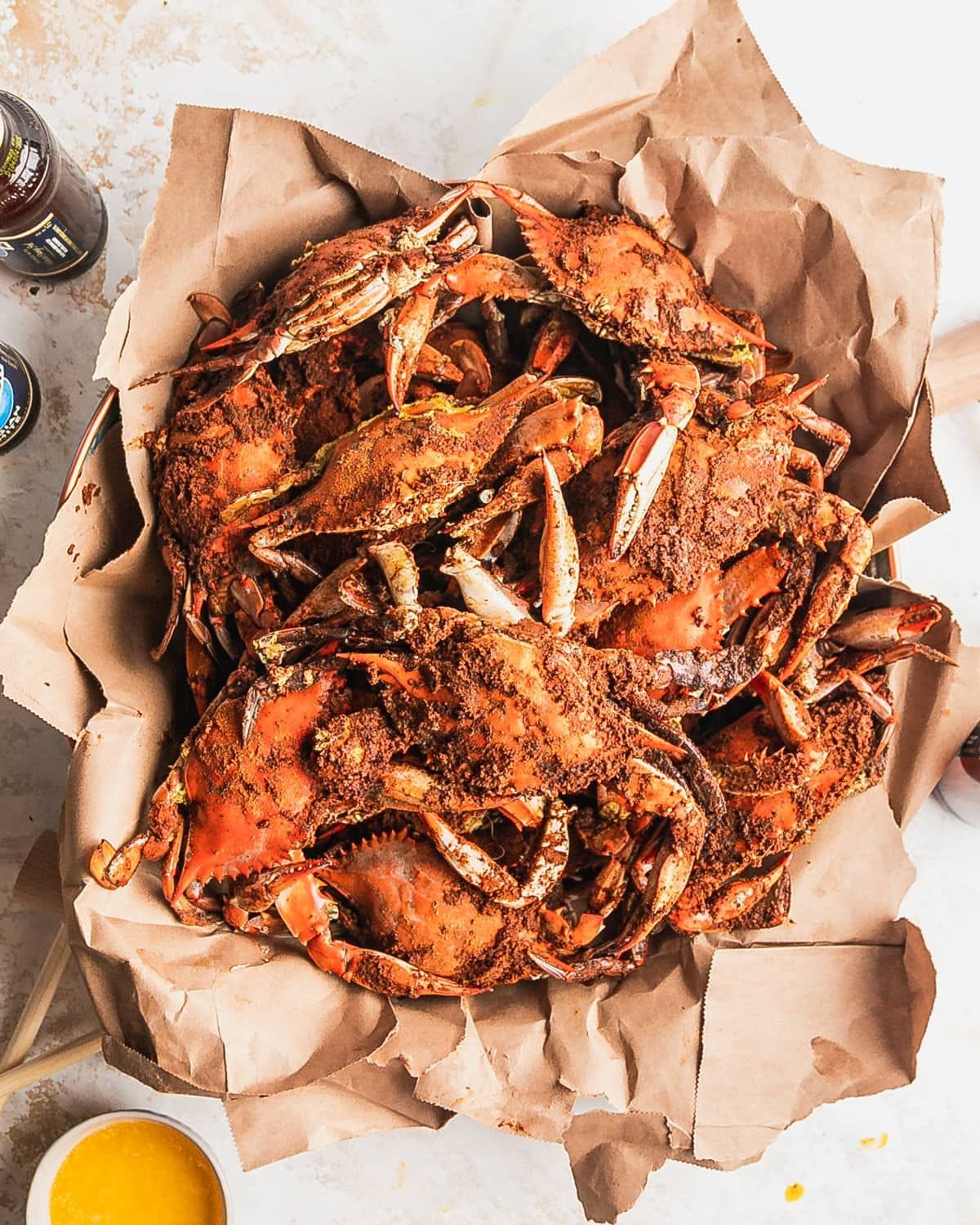 steamed maryland blue crabs
