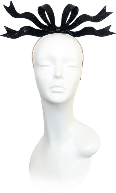Metallic Ribbon Headpiece