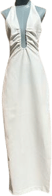 Alusia Stretch Twill Maxi Dress