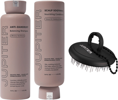 Balancing Shampoo, Nourishing Conditioner, and Scalp Scrubber Set