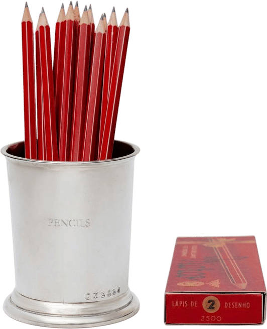 Pencil Cup and Pencils