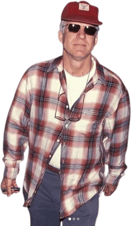 Steve Martin at the airport (1990)