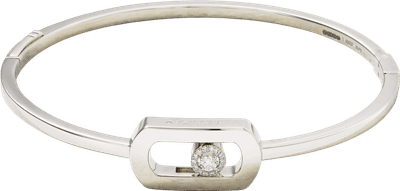 So Move 18k White Gold Diamond Bracelet