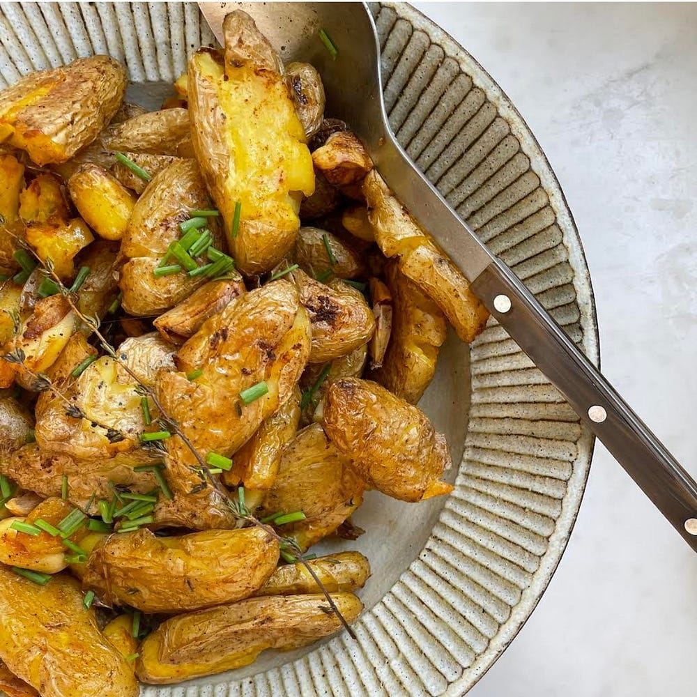 Smashed Potatoes With Paprika and Cumin Recipe