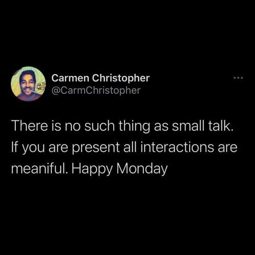 Small talk
