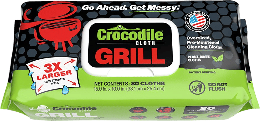 Crocodile Cloth Grill Wipes