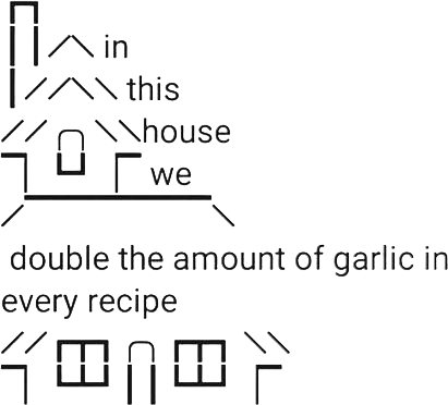 Adding more garlic than necessary
