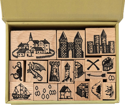Castle Pack Map Making Stamp Kit