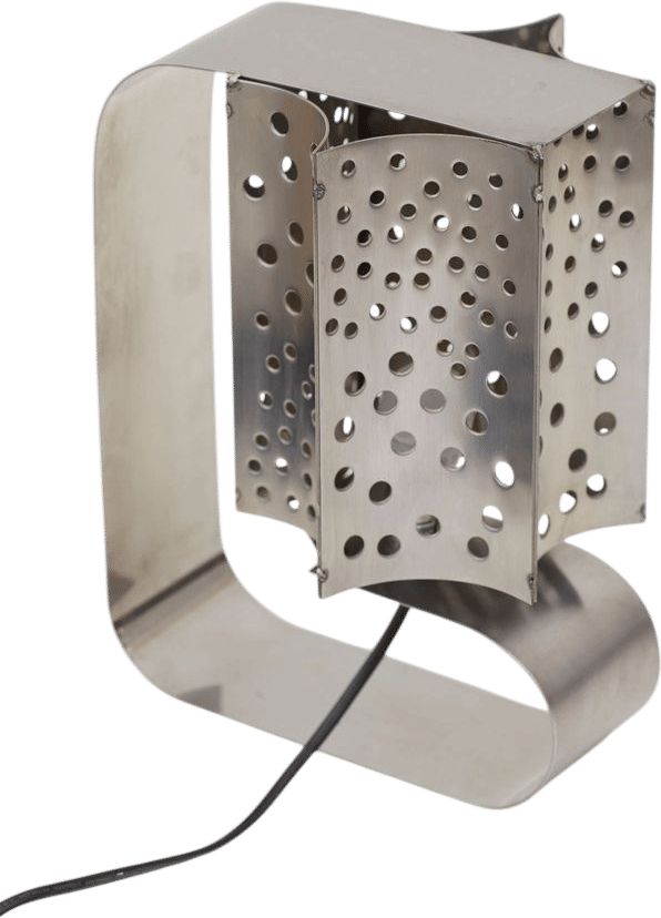 Stainless Steel Table Lamp 1970s by DIG IN JAPAN | The Oblist